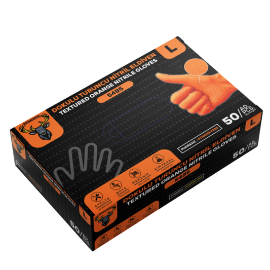 Extra Kalın Dokulu Nitril Eldiven