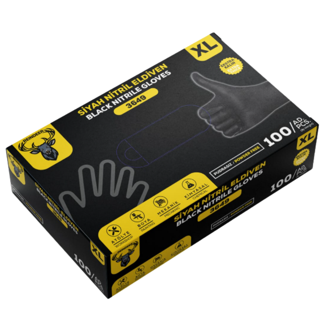 Extra Kalın Nitril Eldiven