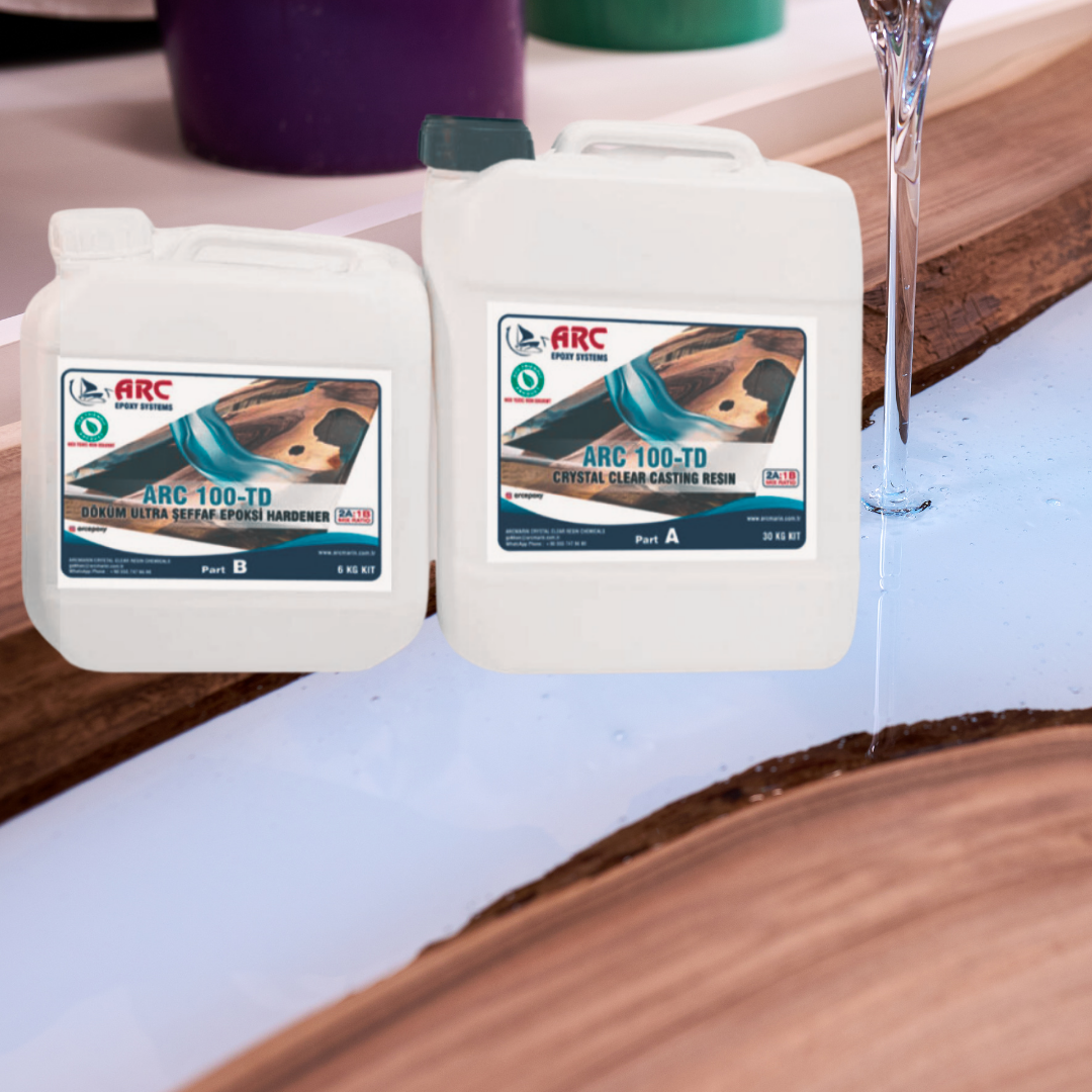 100 Td Ultra Şeffaf Kalın Döküm Epoksi Reçine