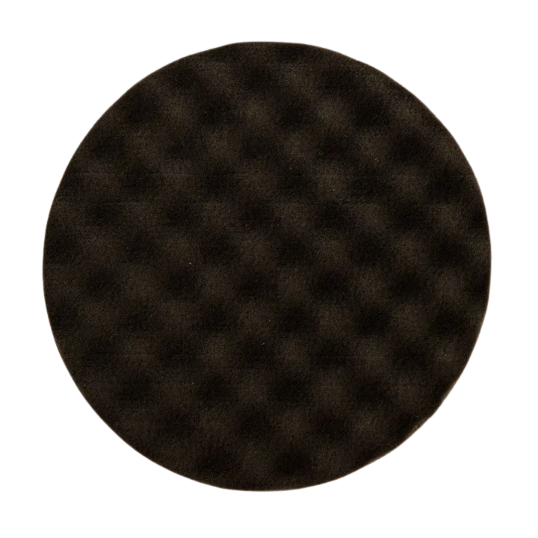 Köpük Polisaj Pedi Siyah Waffle 150x25 mm