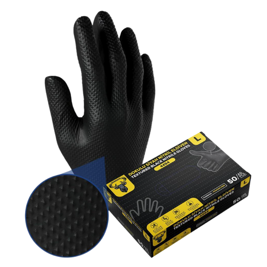 Extra Kalın Dokulu Nitril Eldiven