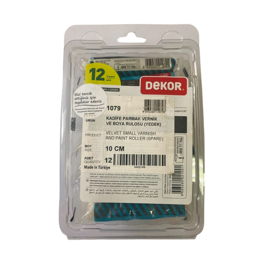 Kadife Kalorifer Yedek Rulo 10 cm (1079)