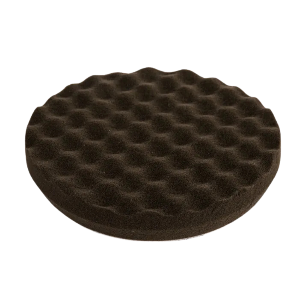 Köpük Polisaj Pedi Siyah Waffle 150x25 mm