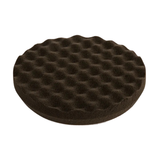 Köpük Polisaj Pedi Siyah Waffle 150x25 mm