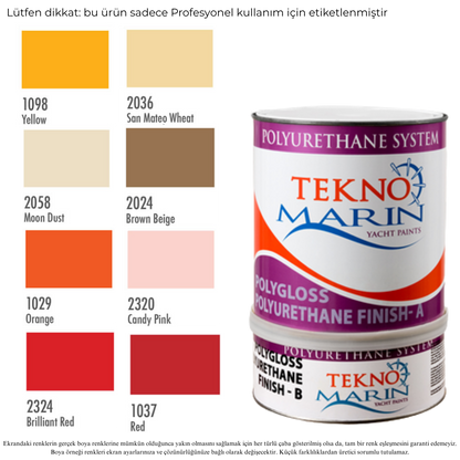 Teknomarin Polygloss Polyurethane Finish