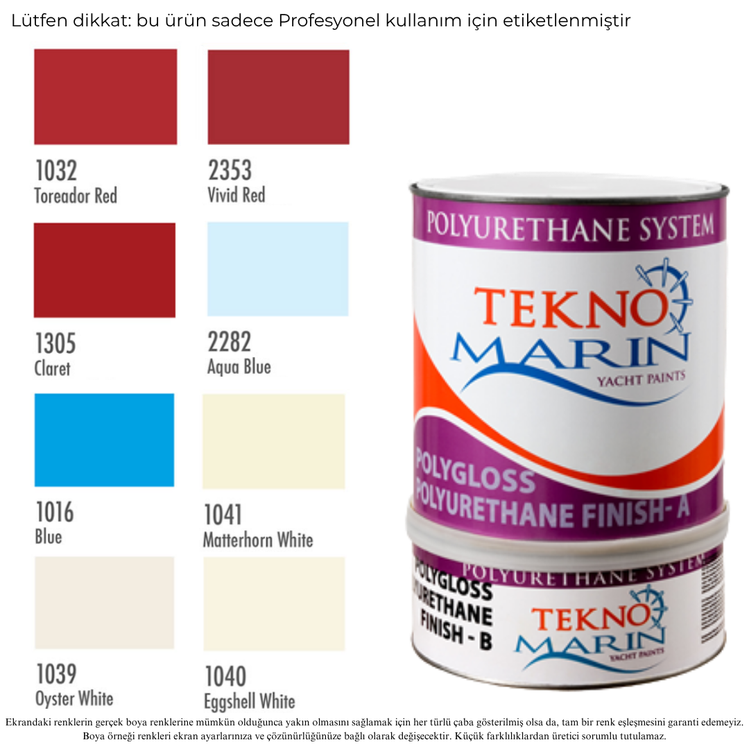 Teknomarin Polygloss Polyurethane Finish