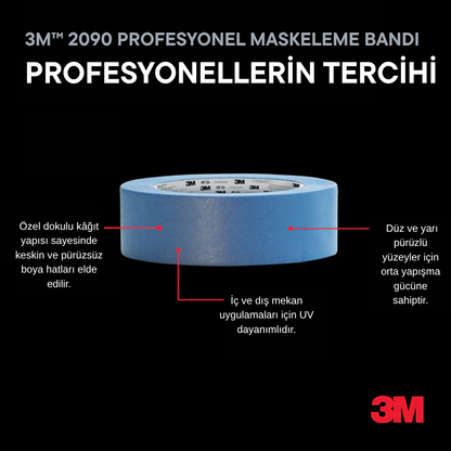 3M 2090 Mavi Maskeleme Bandı